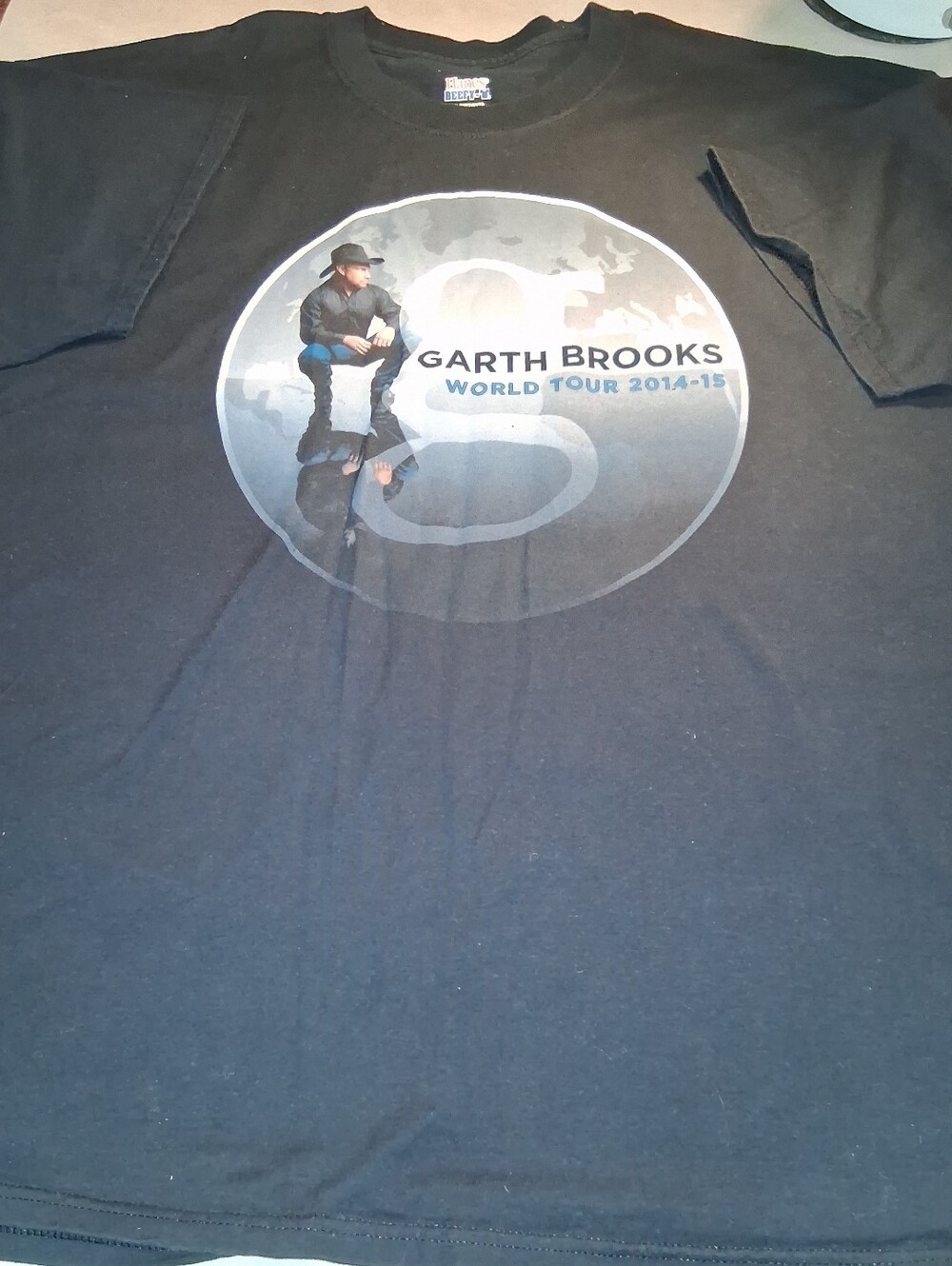 Garth Brooks World Tour T-Shirt 2014-2015 Sz 2X